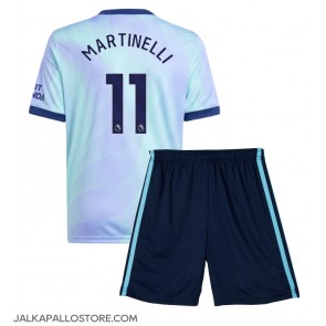 Arsenal Gabriel Martinelli #11 Kolmaspaita Lapsille 2024-25 Lyhythihainen (+ shortsit)